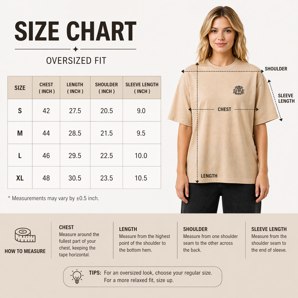 Oversized T-Shirt | Premium Unisex Streetwear